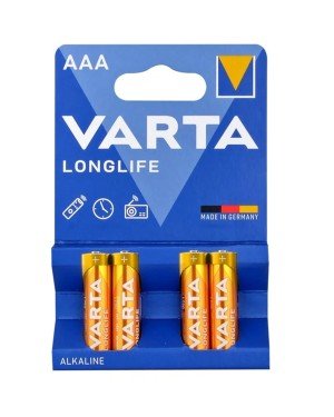 Varta 4103 Longlife AAA 4'lü İnce Kalem Pil
