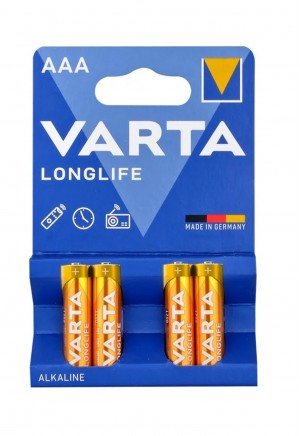 Varta 4103 Longlife AAA 4'lü İnce Kalem Pil
