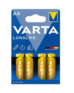 Varta - 4106 Longlife Alkalin Aa Kalem Pil 4'lü Paket