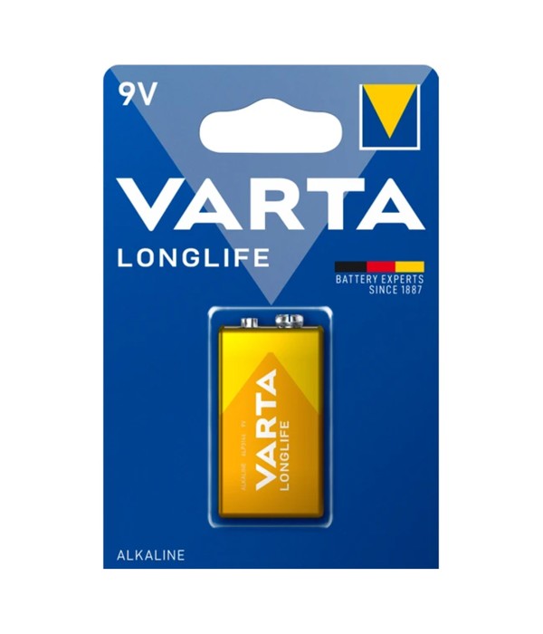 Varta - 4122 Longlife Alkalin 9v Pil Varta - 4122 Longlife Alkalin 9v Pil
