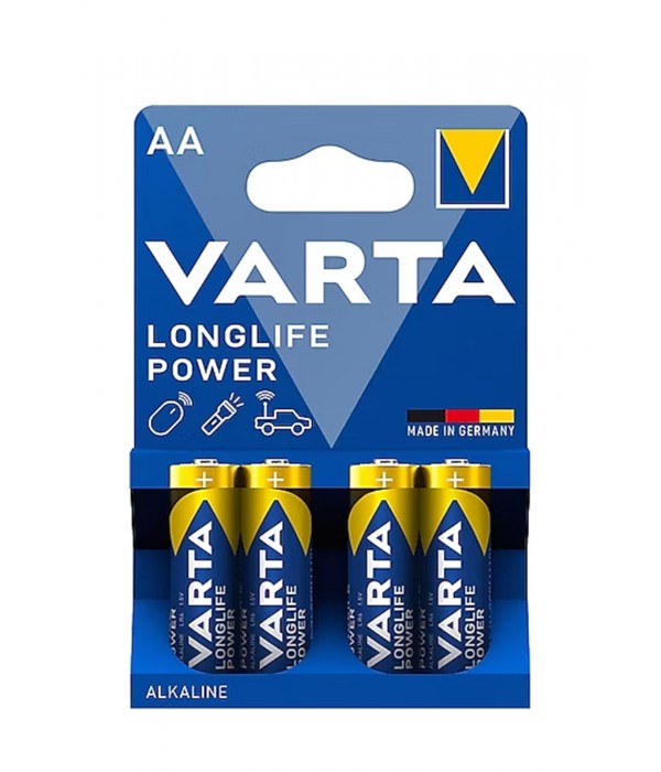 Varta 4906 Longlife Power AA Kalem Pil 4lü Varta 4906 Longlife Power AA Kalem Pil 4lü