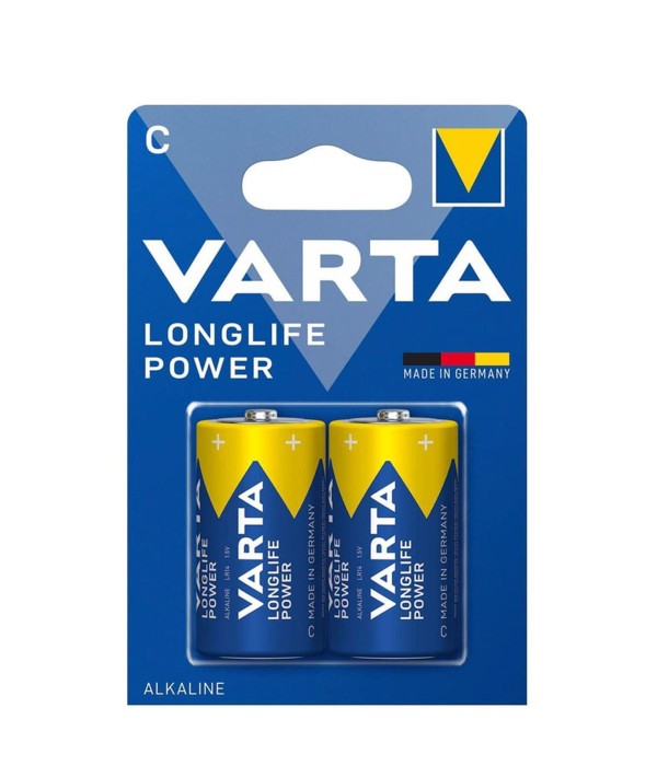 Varta 4914 Longlife 2'li Alkalin Orta Boy Pil C Varta 4914 Longlife 2'li Alkalin Orta Boy Pil C