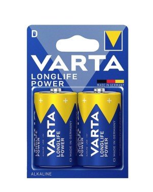 Varta 4920 Longlife Power Alkalin Büyük Boy D Pil 2'li Varta 4920 Longlife Power Alkalin Büyük Boy D Pil 2'li