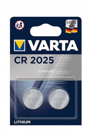 Varta Cr2025 Lithium 3v Pil 2'li Paket Varta Cr2025 Lithium 3v Pil 2'li Paket