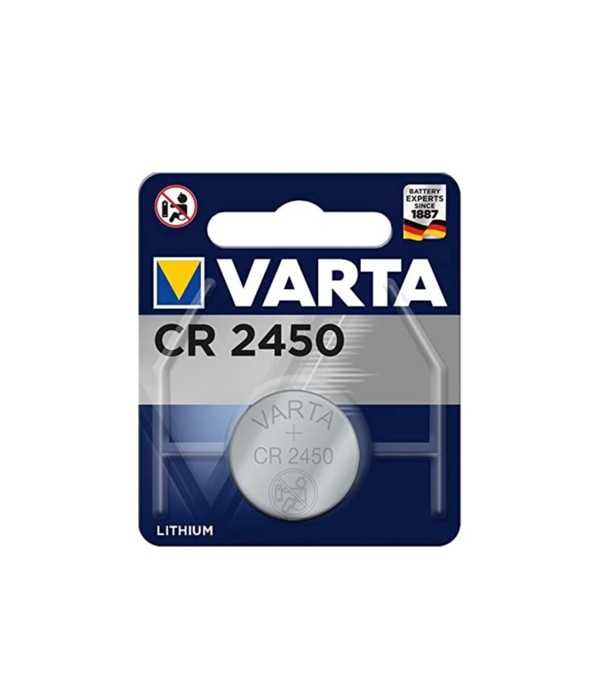 Varta CR2450 3 Volt Lityum Pil Tekli Blister Varta CR2450 3 Volt Lityum Pil Tekli Blister