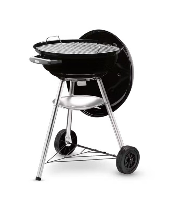Weber Q 1400 Elektrikli Mangal Koyu Gri Stand ve Yan Tezgahlı