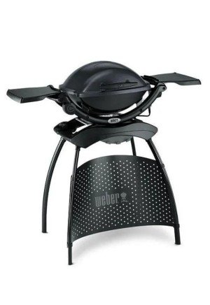 Weber Q 1400 Elektrikli Mangal Koyu Gri Stand ve Yan Tezgahlı Weber Q 1400 Elektrikli Mangal Koyu Gri Stand ve Yan Tezgahlı