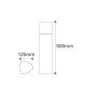 ACK AG36-00042 E27 50 cm Hera Alüminyum Bahçe Armatürü
