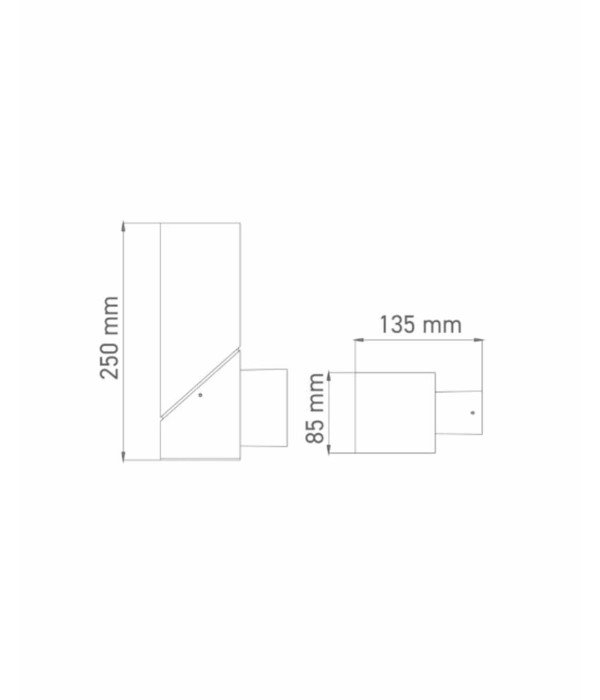 ACK AG36-00522 E27 25 cm Karya Alüminyum Bahçe Apliği ACK AG36-00522 E27 25 cm Karya Alüminyum Bahçe Apliği