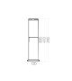 ACK AG56-05021 E27 41 cm Aria Bahçe Direk Armatürü