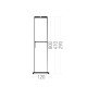 ACK AG56-05421 E27 80 cm Aria Bahçe Direk Armatürü