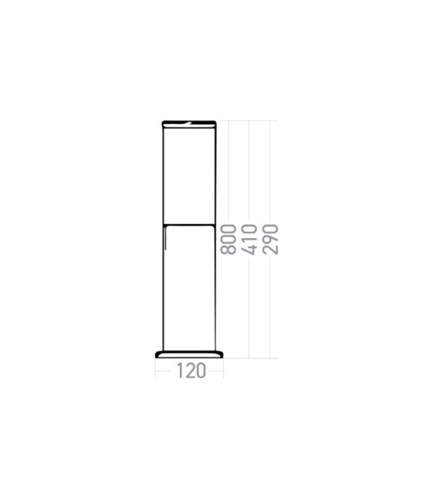 ACK AG56-05221 E27 34 cm Aria Set Üstü Bahçe Armatürü ACK AG56-05221 E27 34 cm Aria Set Üstü Bahçe Armatürü