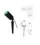 ACK AG56-01055 GU10 Yeşil Kazıklı Bahçe Çim Armatürü