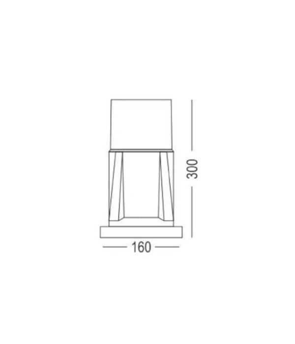 ACK AG57-01021 E27 IP54 30cm Set Üstü Bahçe Atmatürü ACK AG57-01021 E27 IP54 30cm Set Üstü Bahçe Atmatürü