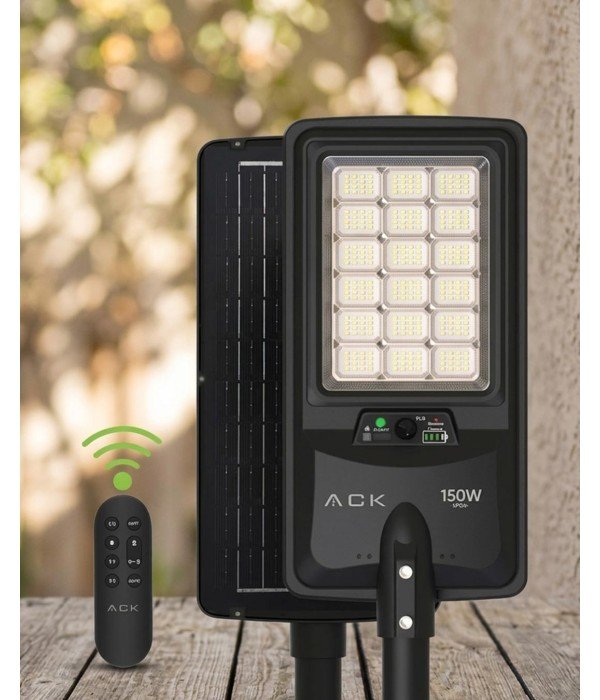 ACK AT42-09131 120W IP65 6500K Beyaz Solar Sokak Armatürü