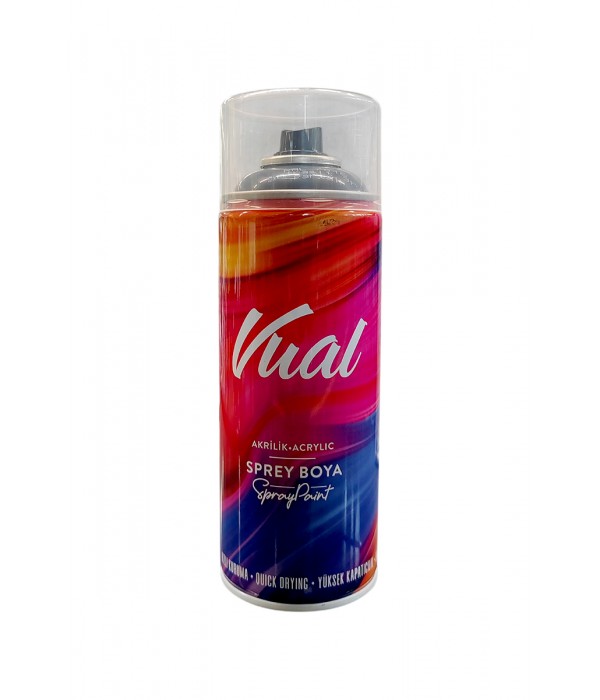 Akçalı Vual Akrilik Parlak Antrasit Gri Sprey 400 ml - RAL 7016 Akçalı Vual Akrilik Parlak Antrasit Gri Sprey 400 ml - RAL 7016