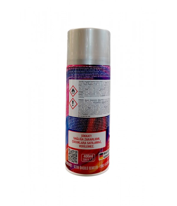 Akçalı Vual Akrilik Parlak Gri Sprey Boya 400 ml - RAL 7035 Akçalı Vual Akrilik Parlak Gri Sprey Boya 400 ml - RAL 7035