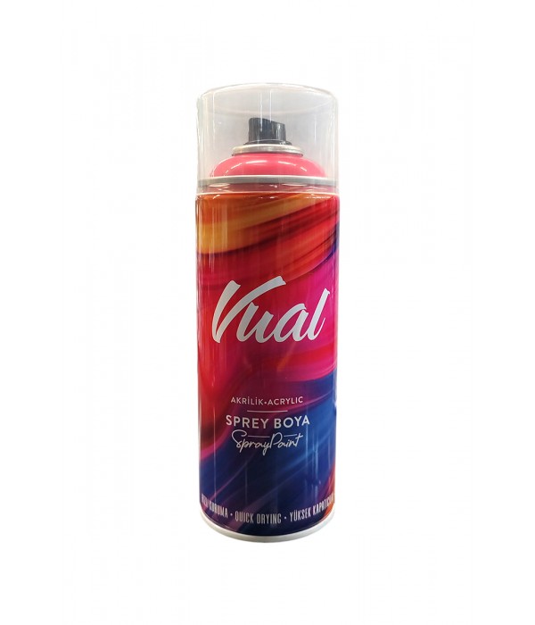 Akçalı Vual Akrilik Parlak Trafik Kırmızı Sprey 400 ml - RAL 3020 Akçalı Vual Akrilik Parlak Trafik Kırmızı Sprey 400 ml - RAL 3020