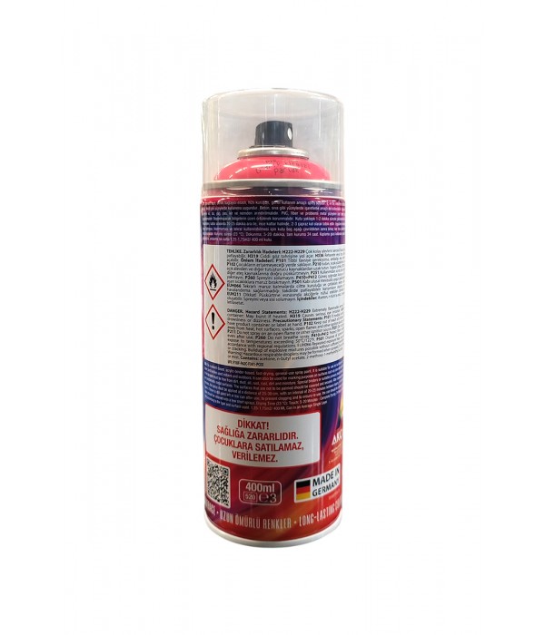 Akçalı Vual Akrilik Parlak Trafik Kırmızı Sprey 400 ml - RAL 3020 Akçalı Vual Akrilik Parlak Trafik Kırmızı Sprey 400 ml - RAL 3020