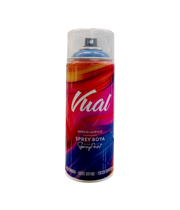 Akçalı Vual Akrilik Parlak Mavi Sprey 400 ml - RAL 5010 Akçalı Vual Akrilik Parlak Mavi Sprey 400 ml - RAL 5010