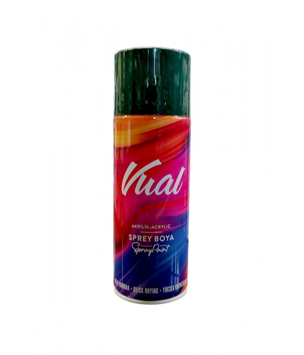 Akçalı Vual Akrilik Parlak Yosun Yeşili Sprey Boya 400 ml - RAL 6005 Akçalı Vual Akrilik Parlak Yosun Yeşili Sprey Boya 400 ml - RAL 6005