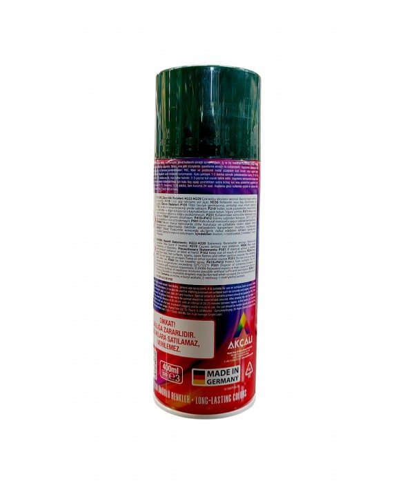 Akçalı Vual Akrilik Parlak Yosun Yeşili Sprey Boya 400 ml - RAL 6005 Akçalı Vual Akrilik Parlak Yosun Yeşili Sprey Boya 400 ml - RAL 6005