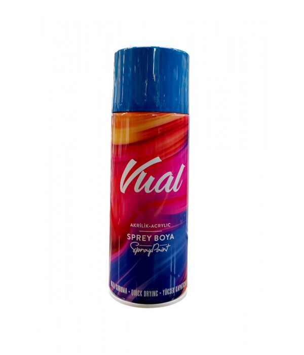 Akçalı Vual Akrilik Parlak Trafik Mavisi 400 ml - RAL 5017 Akçalı Vual Akrilik Parlak Trafik Mavisi 400 ml - RAL 5017