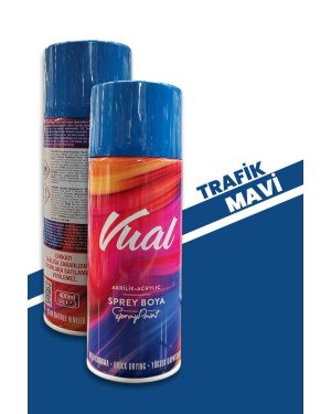 Akçalı Vual Akrilik  Parlak Trafik Mavisi  400 ml - RAL 5017