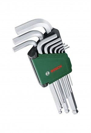 Bosch - 9 Parça HEX Alyan Anahtar Takımı - 1 600 A02 BX9 Bosch - 9 Parça HEX Alyan Anahtar Takımı - 1 600 A02 BX9