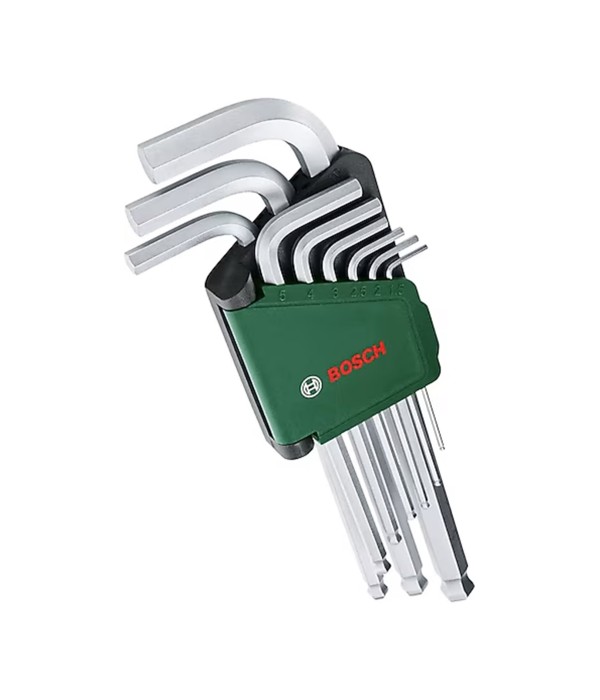 Bosch - 9 Parça HEX Alyan Anahtar Takımı - 1 600 A02 BX9 Bosch - 9 Parça HEX Alyan Anahtar Takımı - 1 600 A02 BX9
