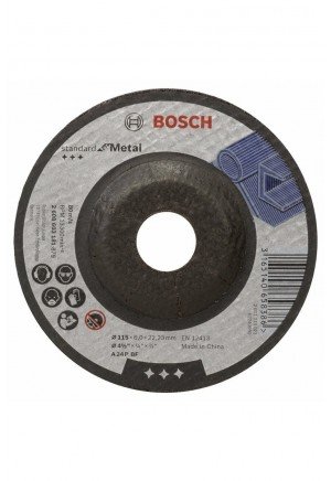 Bosch - Exmetal 115x6.0 mm Metal Taşlama Taşı - 2 608 600 218-8SE Bosch - Exmetal 115x6.0 mm Metal Taşlama Taşı - 2 608 600 218-8SE