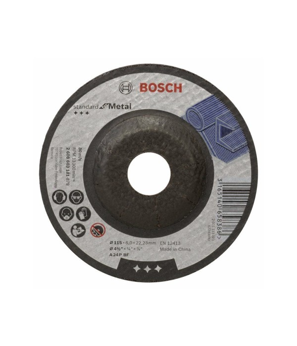 Bosch - Exmetal 115x6.0 mm Metal Taşlama Taşı - 2 608 600 218-8SE Bosch - Exmetal 115x6.0 mm Metal Taşlama Taşı - 2 608 600 218-8SE