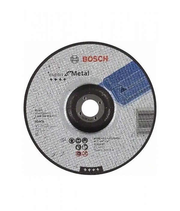 Bosch - Exmetal 180x3,0 mm Düz Kesme Taşı - 2 608 600 321-8SE 