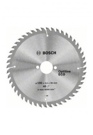 Bosch - Ecow 190x30mm 48 Diş Daire Testere Bıçağı 