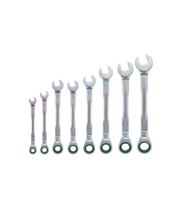 Bosch - 8 Parça Cırcır Kombine Anahtar Takımı - 1 600 A02 7PS Bosch - 8 Parça Cırcır Kombine Anahtar Takımı - 1 600 A02 7PS