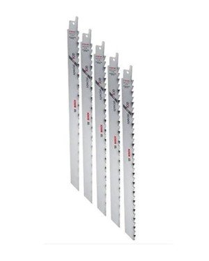 Bosch S1211K Panter 250 mm Paslanmaz Çelik Tilki Kuyruğu Bıçağı 5 li Set 