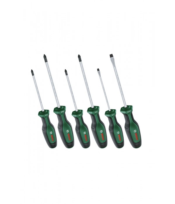 Bosch - Dayanıklı 6 Parça Tornavida Seti - 1 600 A02 BX7 Bosch - Dayanıklı 6 Parça Tornavida Seti - 1 600 A02 BX7