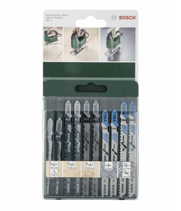 Bosch 2 609 256 746 10 Parça T Şaftlı Dekupaj Testere Bıçağı Seti Bosch 2 609 256 746 10 Parça T Şaftlı Dekupaj Testere Bıçağı Seti