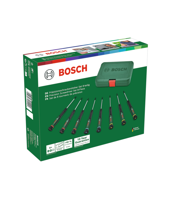 Bosch 1 600 A02 Z9M 8 Parça Hassas Tornavida Seti