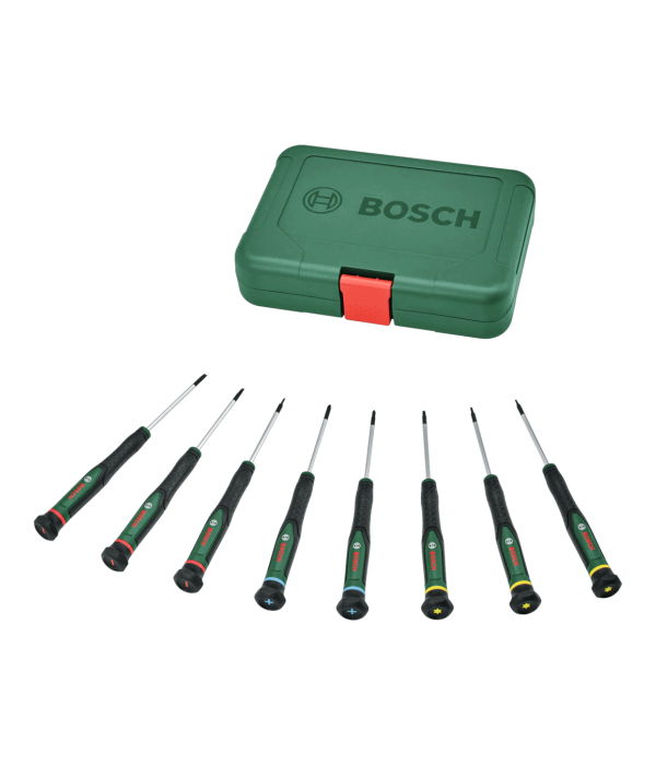 Bosch 1 600 A02 Z9M 8 Parça Hassas Tornavida Seti