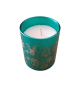 Bambu Kapaklı Kokulu Yeşil Bardak Mum