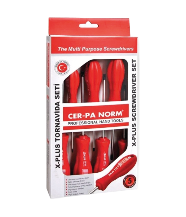 Cerpa X Plus 6 Parça Yıldız Tornavida Seti - 1006 22 6026