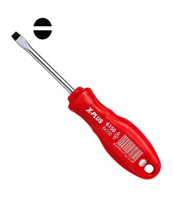 Cerpa X Plus Düz Uçlu 6 x 150 mm Tornavida - 1006 01 6150 Cerpa X Plus Düz Uçlu 6 x 150 mm Tornavida - 1006 01 6150