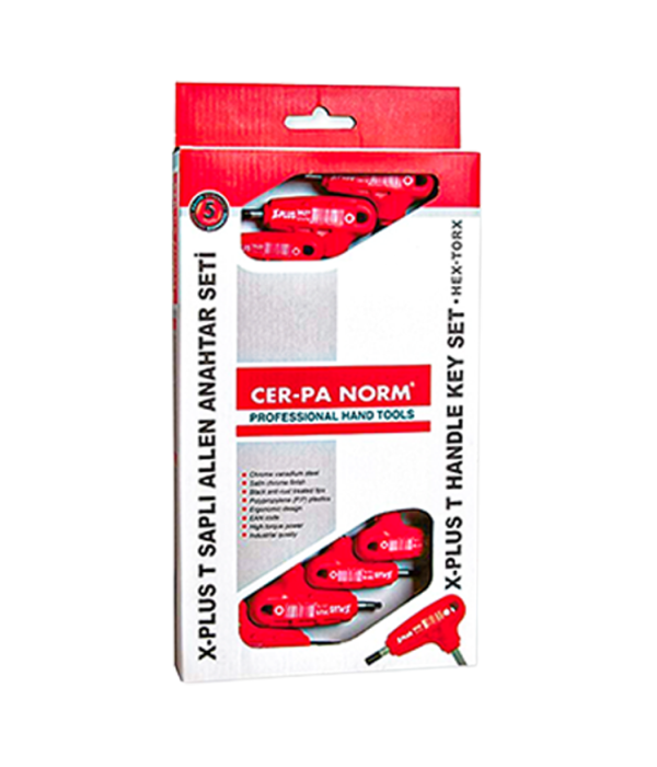 Cerpa X Plus 5 Parça T Saplı Allen Anahtar Seti - 1006 22 6205 Cerpa X Plus 5 Parça T Saplı Allen Anahtar Seti - 1006 22 6205