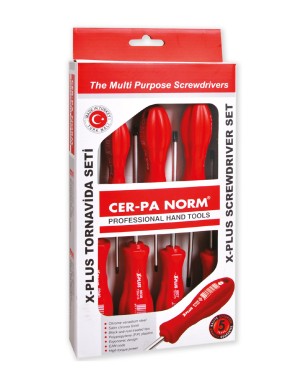 Cerpa X Plus 6 lı Tornavida Seti - 1006 22 6006