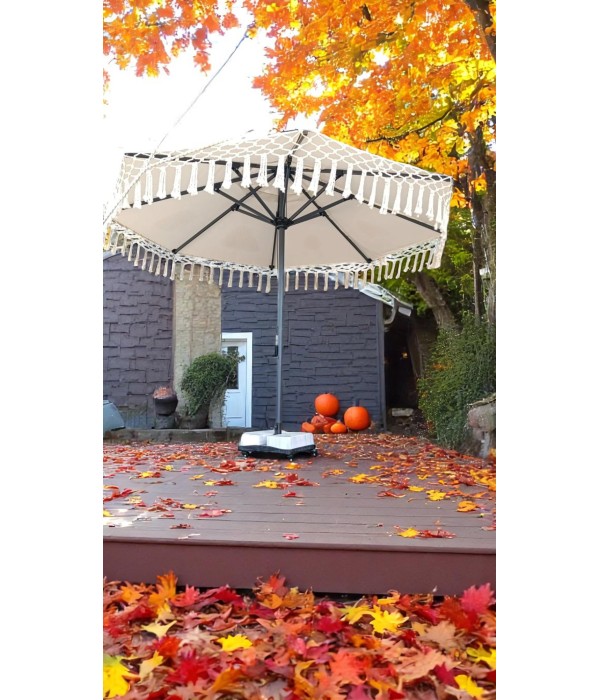 Şemsiye Evi - Saçak Makreme Tasarımlı Şemsiye