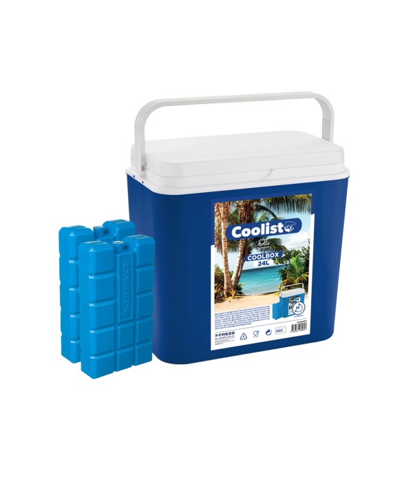 Coolist - CLB24SET 24 lt Kamp Buzluğu + 2 Adet Buz Aküsü Coolist - CLB24SET 24 lt Kamp Buzluğu + 2 Adet Buz Aküsü