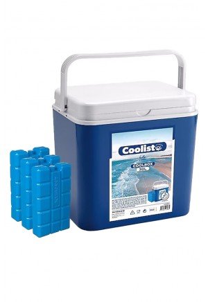 Coolist - CLB30SET 30 lt Kamp Buzluğu + 3 Adet Buz Aküsü