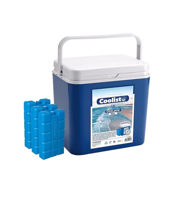 Coolist - CLB30SET 30 lt Kamp Buzluğu + 3 Adet Buz Aküsü Coolist - CLB30SET 30 lt Kamp Buzluğu + 3 Adet Buz Aküsü