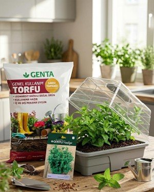 Evde Bitki Yetiştirme – Nane Hobi Seti (Tohum + Torf + Fanus) Evde Bitki Yetiştirme – Nane Hobi Seti (Tohum + Torf + Fanus)